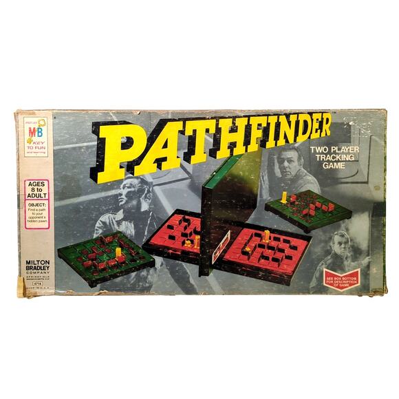 Pathfinder Board Game 4714 Milton Bradley VTG 1977 Made in USA Strategy Complete - Picture 1 of 5